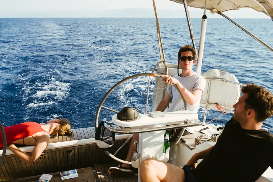 A sailing day on the British coast
